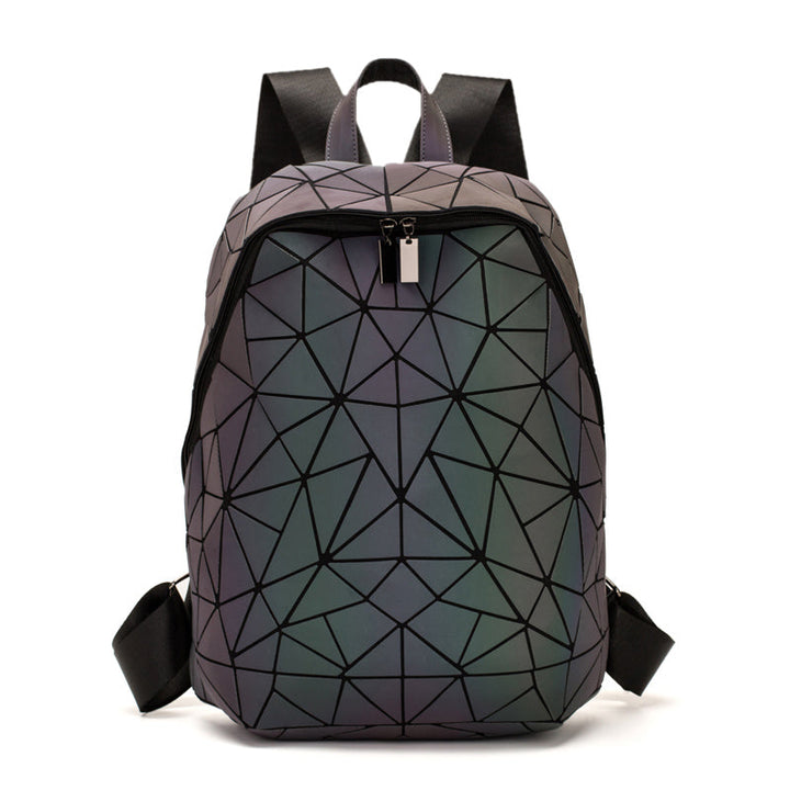Geometric Glow-in-the-Dark Backpack Bowlift
