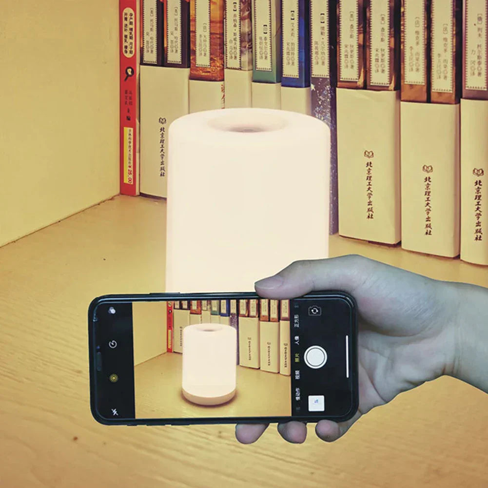 BowLift | GlowEase LED Table Lamp with USB Port