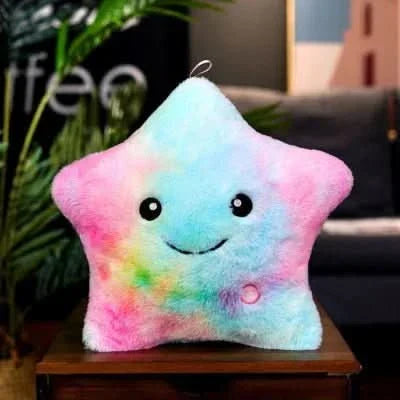 BowLift | Bright Star Cushion – Cozy LED Fabric Cushion with Color Changing & Cute Design