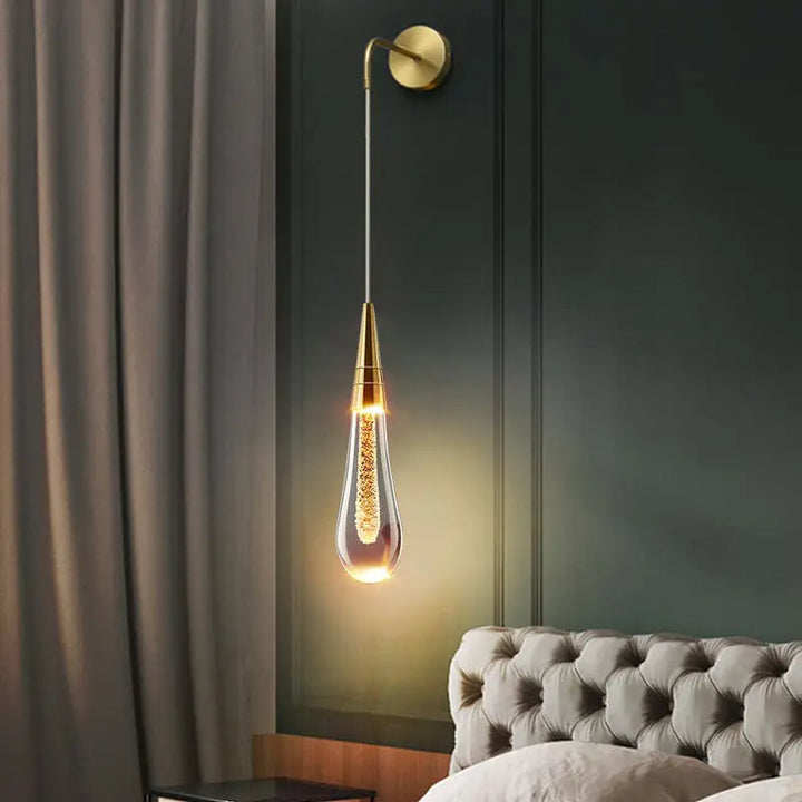 BowLift | GlimmerGlass | Modern Crystal Raindrop Light