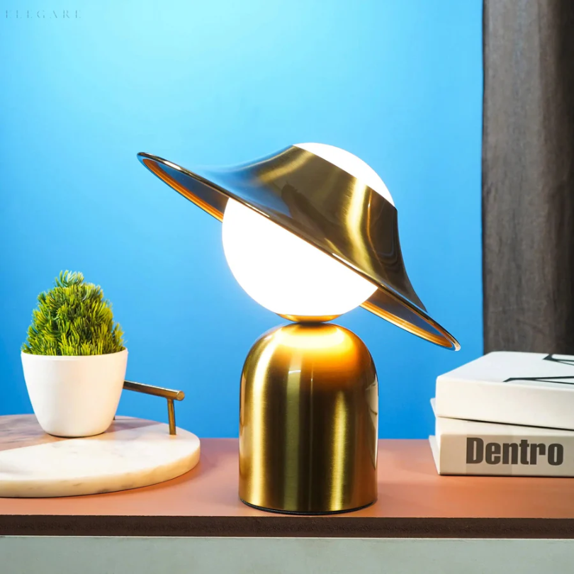 BowLift | GoldAura Metal Table Lamp - Luxurious Design