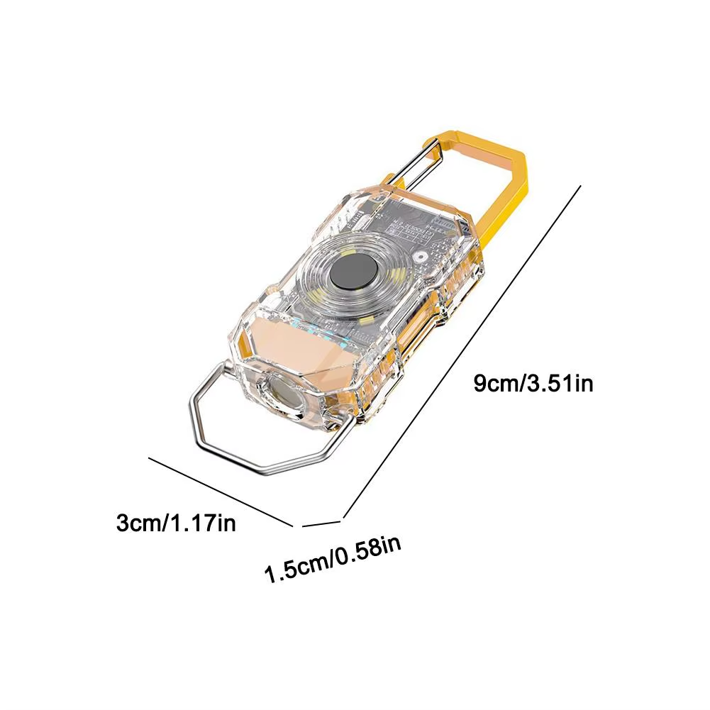BowLift | Mini USB Rechargeable LED Keychain Flashlight