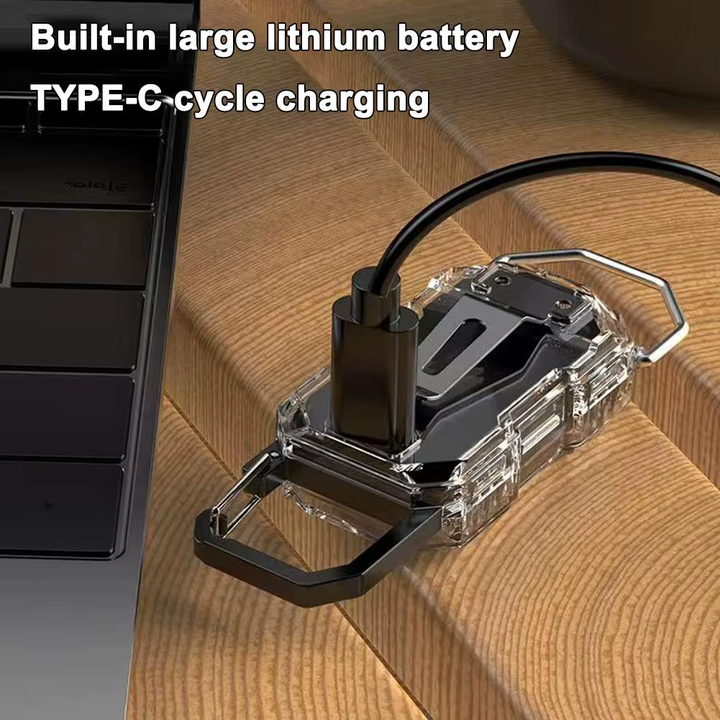 BowLift | Mini USB Rechargeable LED Keychain Flashlight