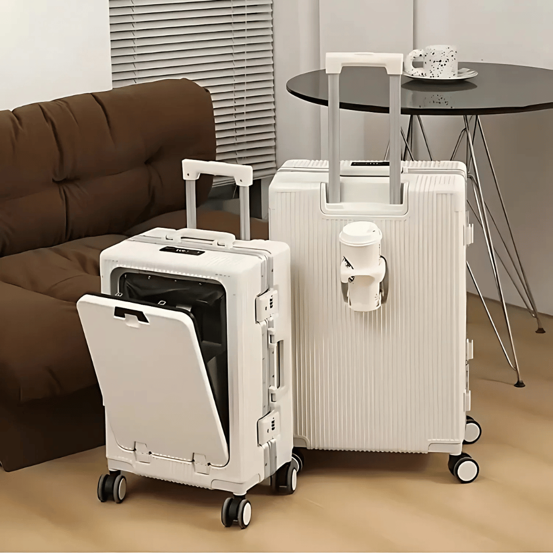 Hard-shell hand luggage suitcase – Manhattan Pro | Bowlift