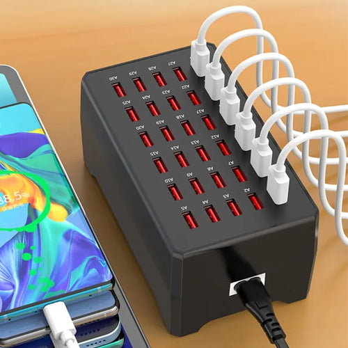 BowLift | USB Multi-Port Desktop Charging Station