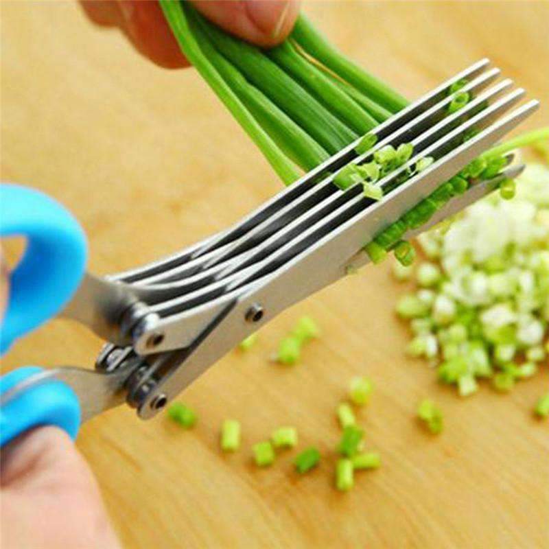 BowLift | Scissors Kitchen Tool - Multipurpose Kitchen Shears with 5 Stainless Steel Blades