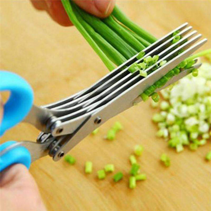 BowLift | Scissors Kitchen Tool - Multipurpose Kitchen Shears with 5 Stainless Steel Blades