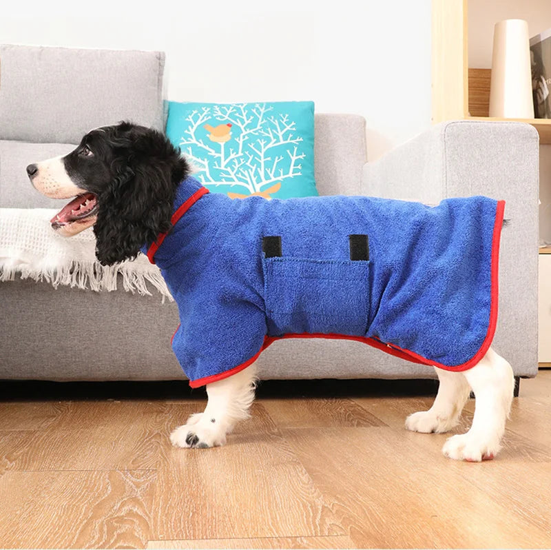 BowLift | Dog Towel Robe for Dogs – Quick-Drying Adjustable Dog Blanket, Comfortable and Stylish Bathrobe for All Sizes