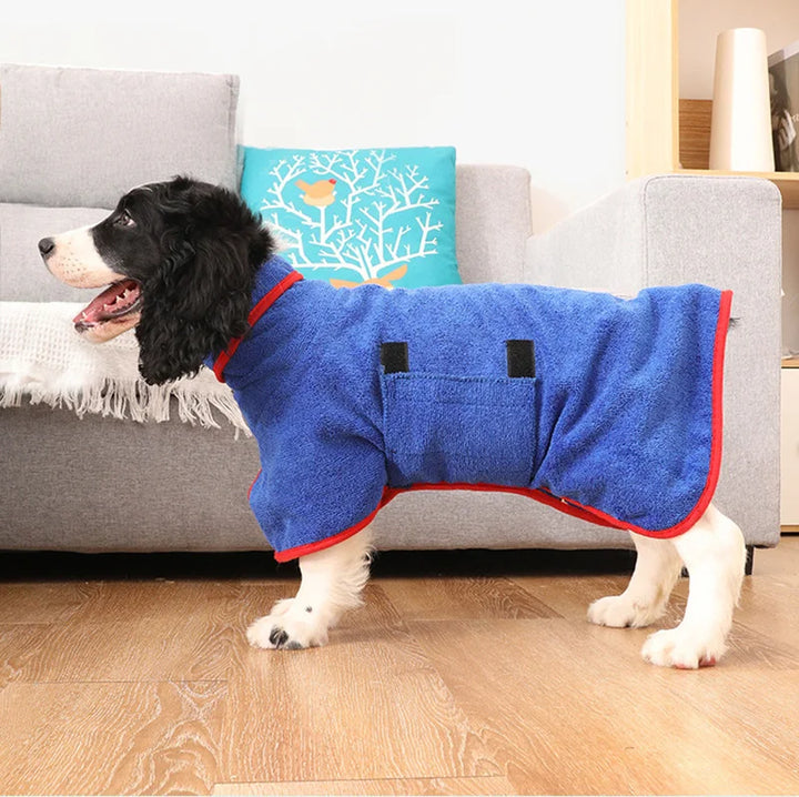 BowLift | Dog Towel Robe for Dogs – Quick-Drying Adjustable Dog Blanket, Comfortable and Stylish Bathrobe for All Sizes