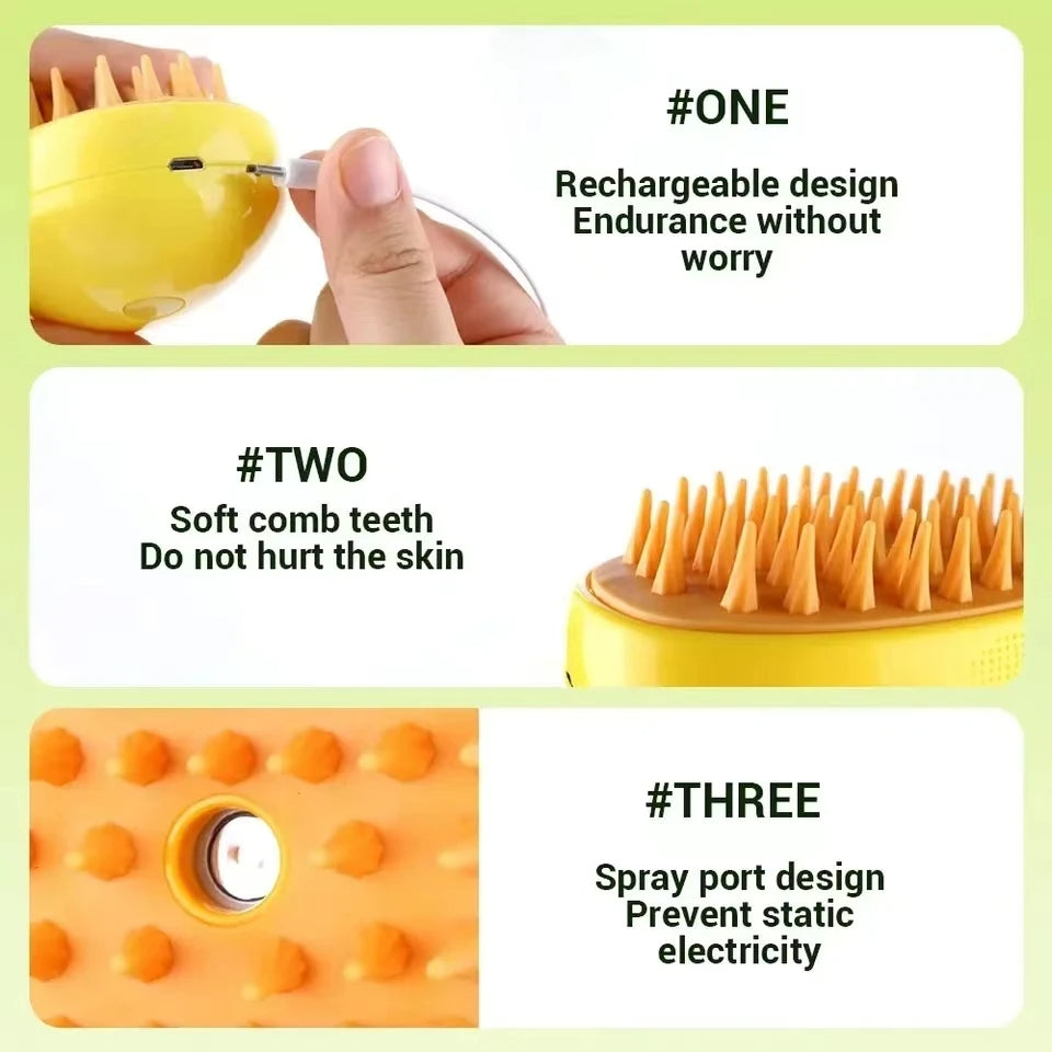 BowLift | Refreshing Mist Pet Grooming Comb