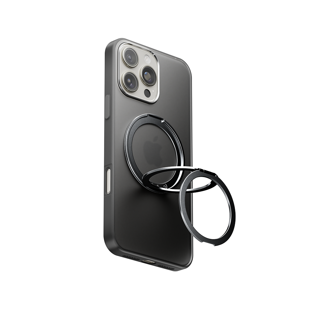 BowLift | LuxuraGrip Tri-Fold MagSafe Stand | Elegant 3-in-1 phone ring, stand, and grip for ultimate convenience