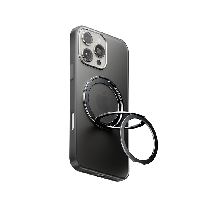 BowLift | LuxuraGrip Tri-Fold MagSafe Stand | Elegant 3-in-1 phone ring, stand, and grip for ultimate convenience