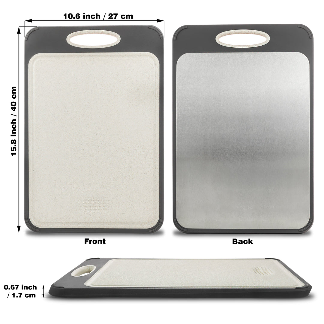 BowLift | Hygienic Stainless Steel Cutting Board - SteelSafe