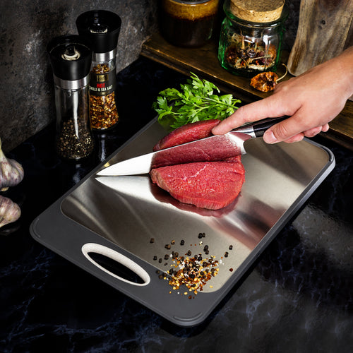 BowLift | Hygienic Stainless Steel Cutting Board - SteelSafe