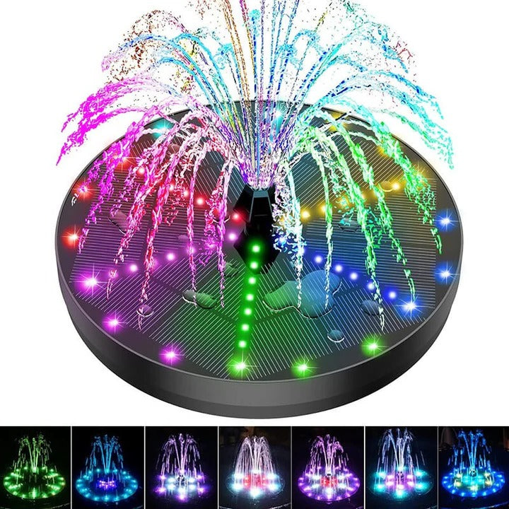BowLift | Solar Fountain with 60 LED Lights