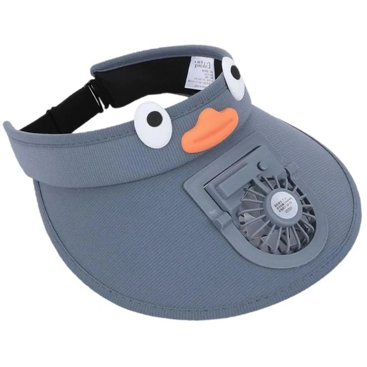 BowLift | Kids Sun Visor Hat with Cooling Fan Hat