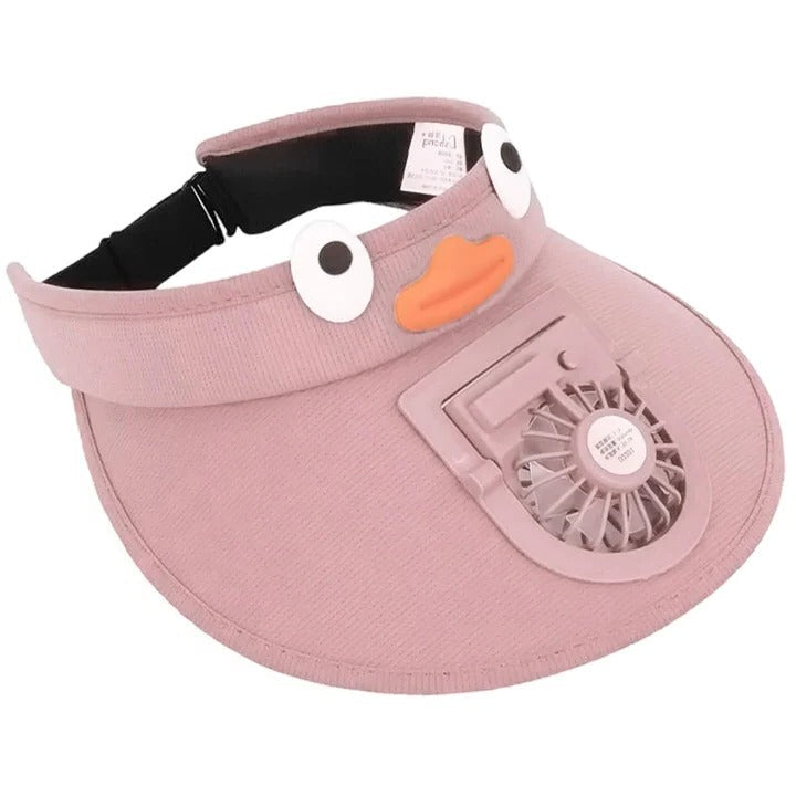 BowLift | Kids Sun Visor Hat with Cooling Fan Hat