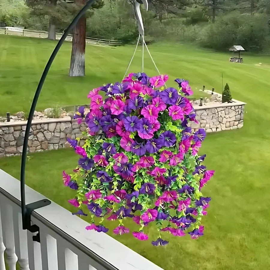 BowLift | UV Resistant Artificial Morning Glory Flower Hanging Decor