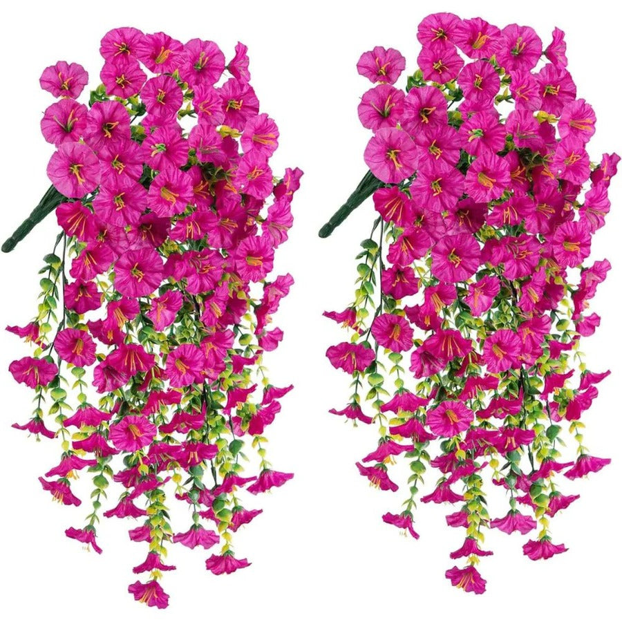 BowLift | UV Resistant Artificial Morning Glory Flower Hanging Decor
