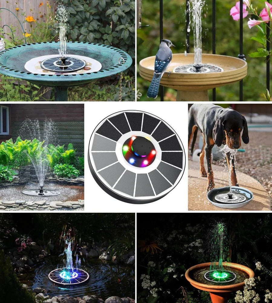 BowLift | LED Solar Energy Fountain