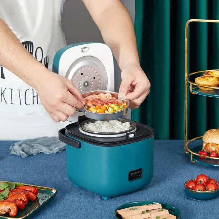 BowLift | Mini Rice Cooker, 1.2 Qt Capacity with Non-Stick Pot