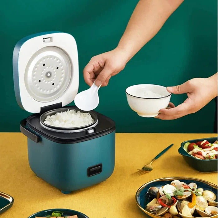 BowLift | Mini Rice Cooker, 1.2 Qt Capacity with Non-Stick Pot
