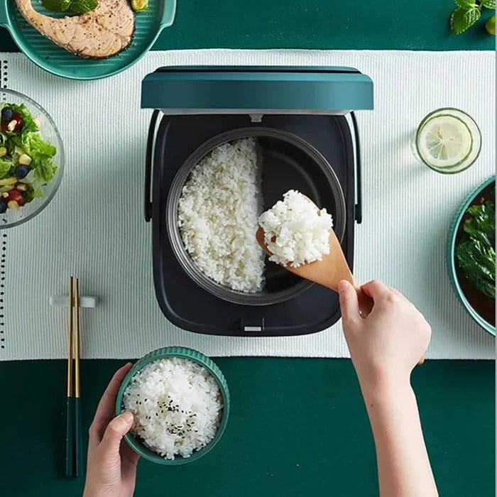 BowLift | Mini Rice Cooker, 1.2 Qt Capacity with Non-Stick Pot