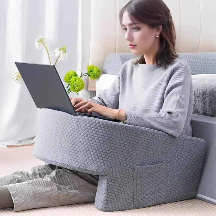 BowLift | Reading Pillow for Bed, Memory Foam with Washable Cover