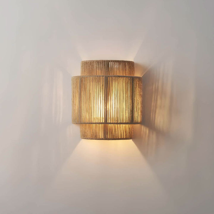 BowLift | Natural Rope Wall Light with LED Bulb