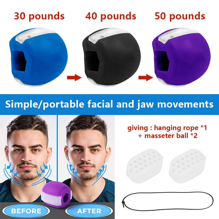 JawSculpt - Krachtige Kaaktrainer voor Perfecte Contouren Bowlift