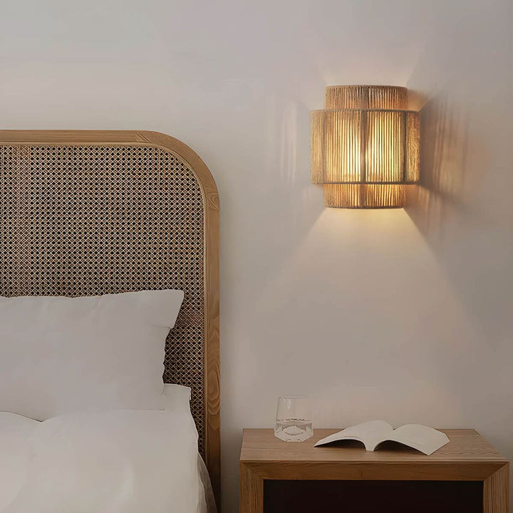 BowLift | Natural Rope Wall Light with LED Bulb