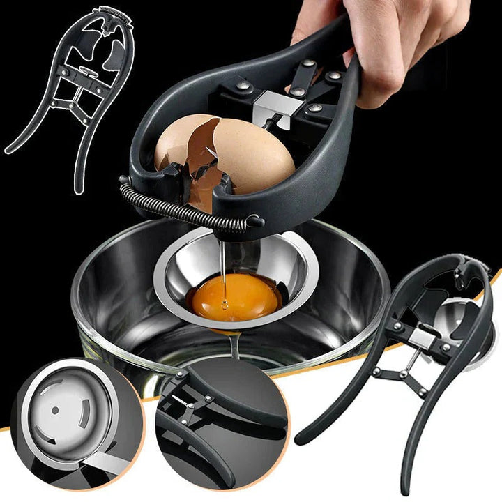 BowLift | Stainless Steel Egg Cutter with Opening Mechanism