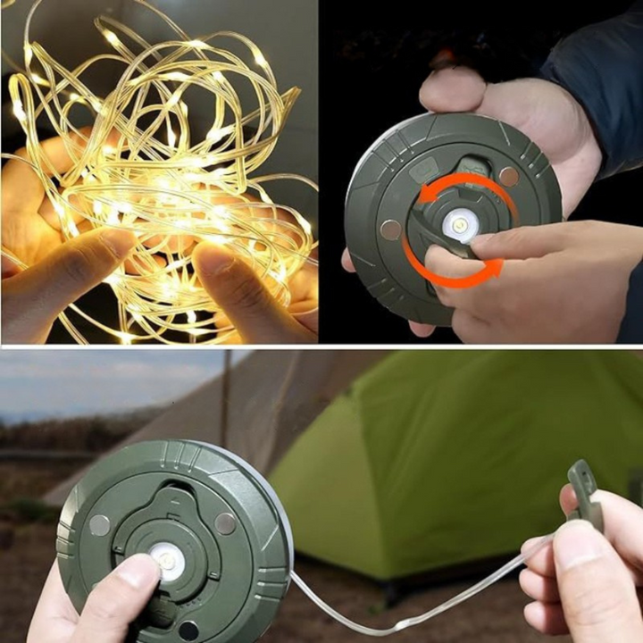 BowLift | Christmas String Lights Outdoor USB Rechargeable