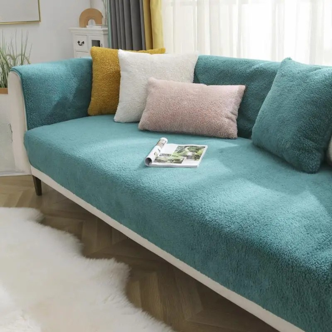 BowLift | Fleece Sofa Cover Waterproof Non Slip