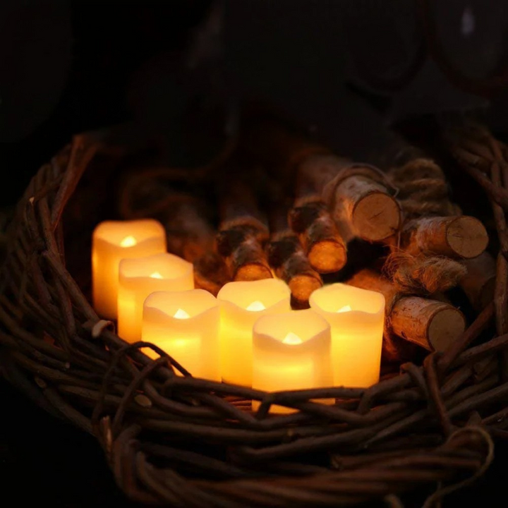 BowLift | LED Candles Warm White Flameless Plastic Set