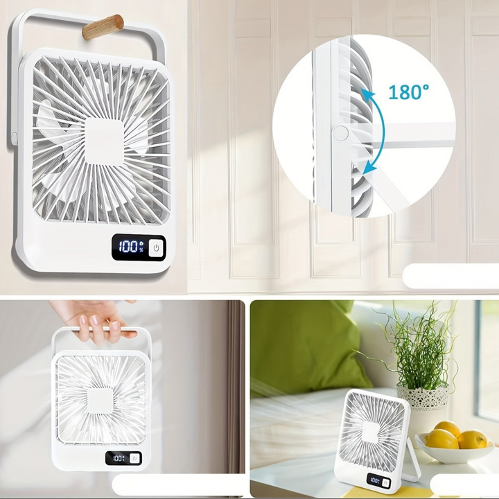 Portable USB Rechargeable Table Cooling Fan | Bowlift