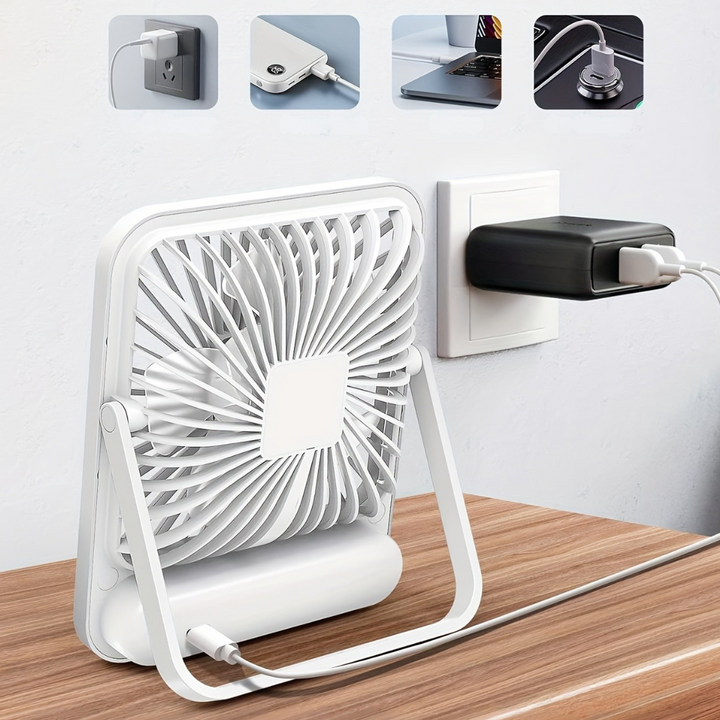 Portable USB Rechargeable Table Cooling Fan | Bowlift