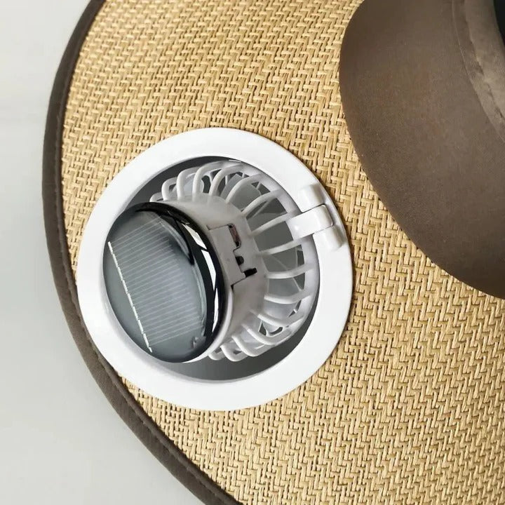 BowLift | Wide Brim Sun Hat with Solar Powered Fan