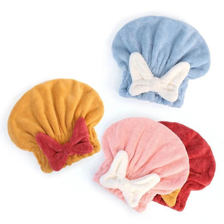 BowLift | QuickDry Microfiber Hair Towel Cap