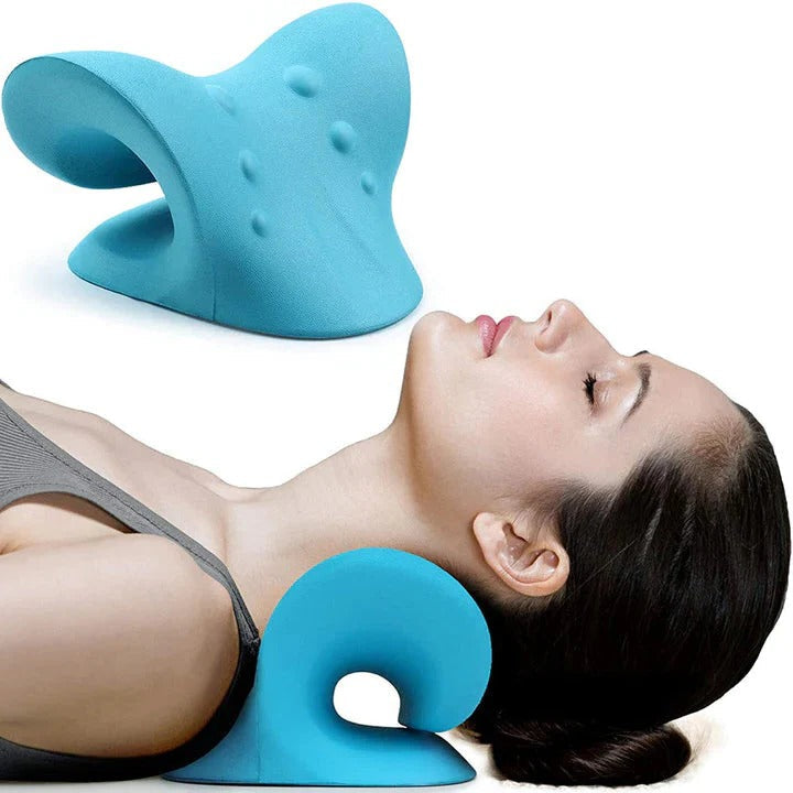 BowLift | Neck and Shoulder Stretcher, Cervical Traction Pillow