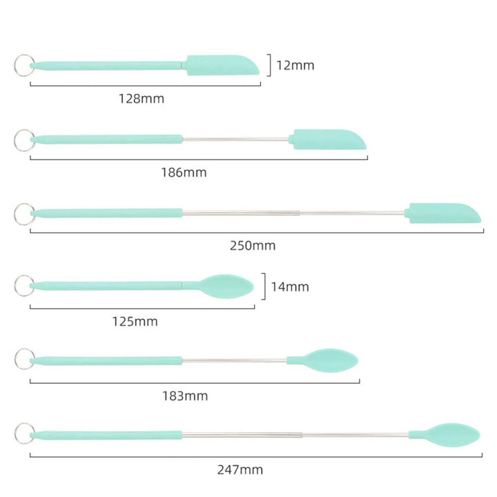 BowLift | Mini Silicone Jar Spatulas Set