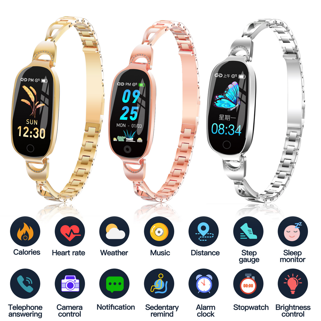 BowLift | Smart Fitness Watch for Women with Bracelet Strap