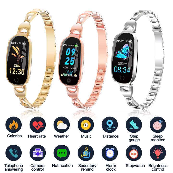 BowLift | Smart Fitness Watch for Women with Bracelet Strap