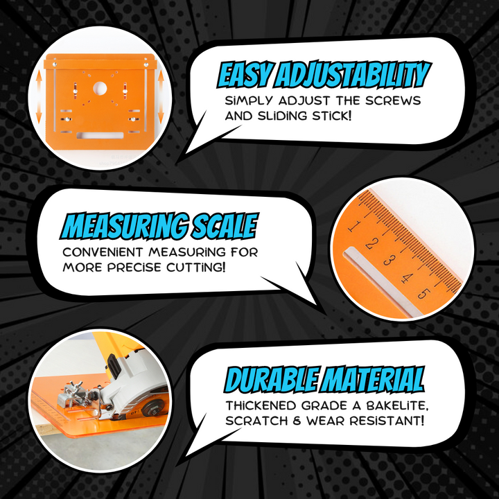 BowLift | LuxuraCut Precision Cutting Machine | Adjustable Base Plate for precise and effortless cuts