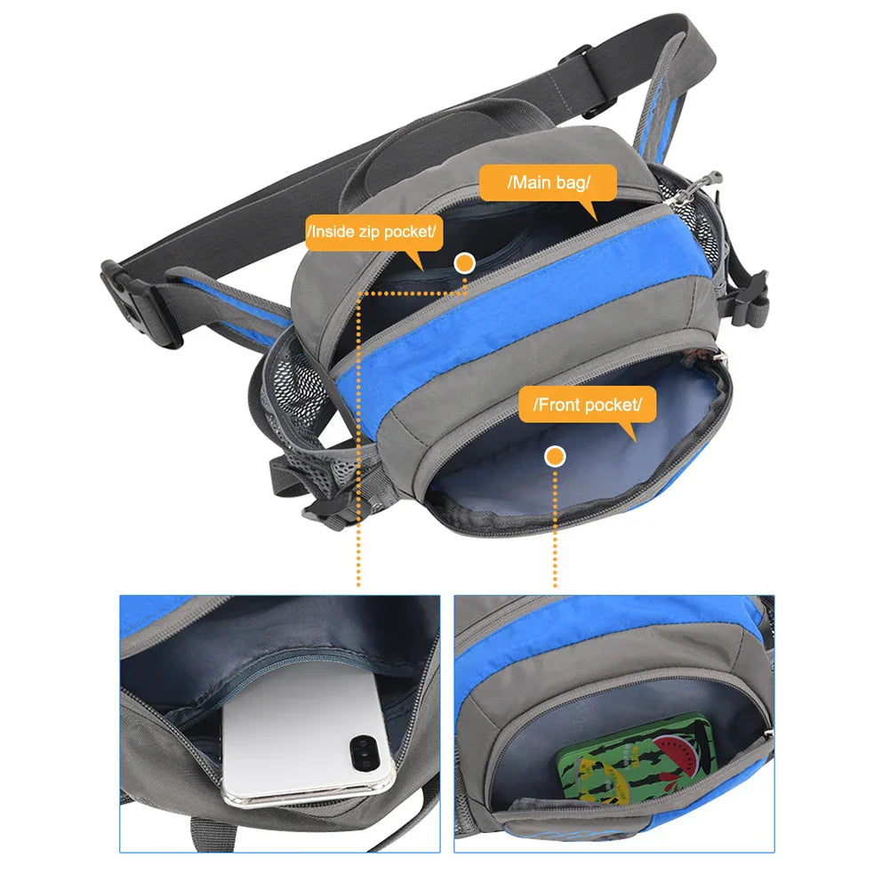 BowLift | Sport Waist Bag with Bottle Holder - Vega