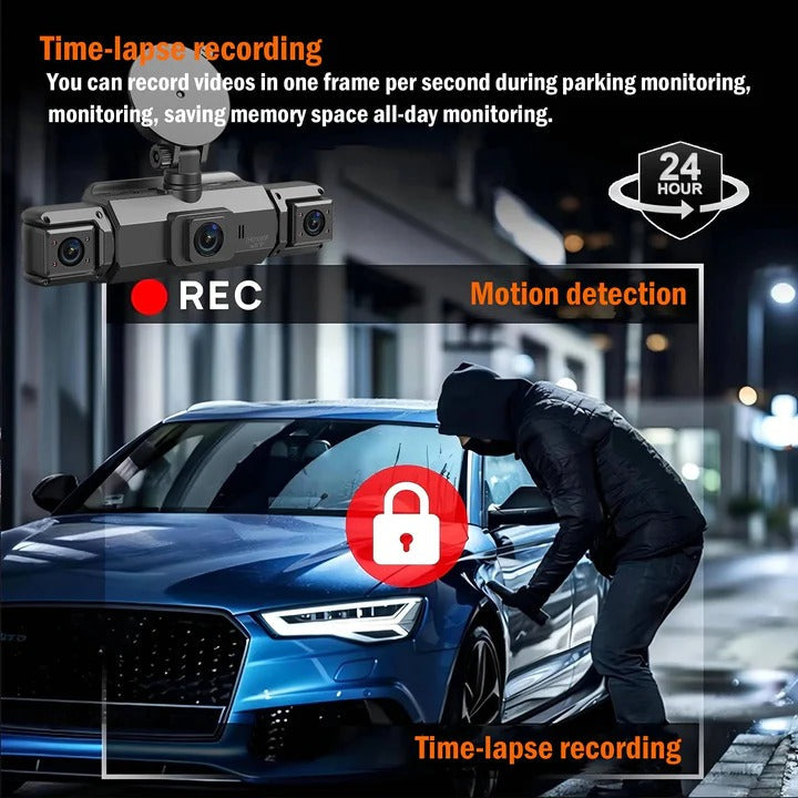 BowLift | Smart Car Dash Camera System with Night Vision and WiFi