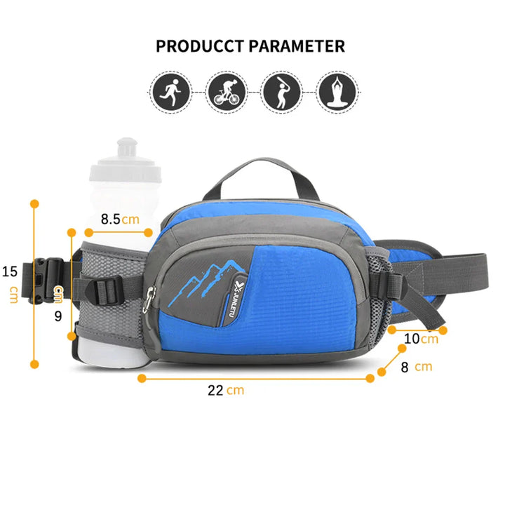 BowLift | Sport Waist Bag with Bottle Holder - Vega