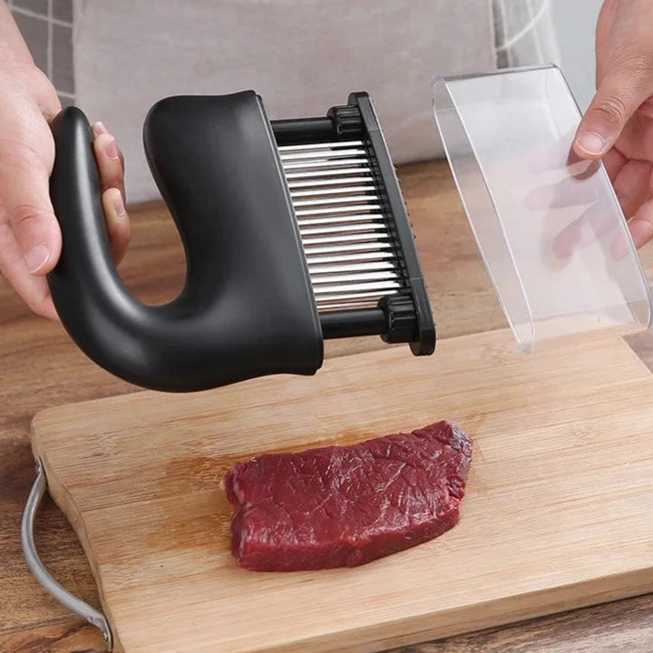 Meat tenderizer | 48 blade needle meat tenderizer stainless steel knife | Bowlift