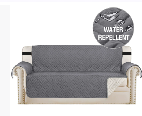Quilted Sofa Cover Pet Protector Throw Waterproof Sofa Slip Covers 1/2/3 Settee Bowlift