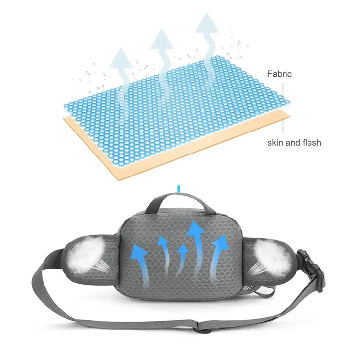 BowLift | Sport Waist Bag with Bottle Holder - Vega